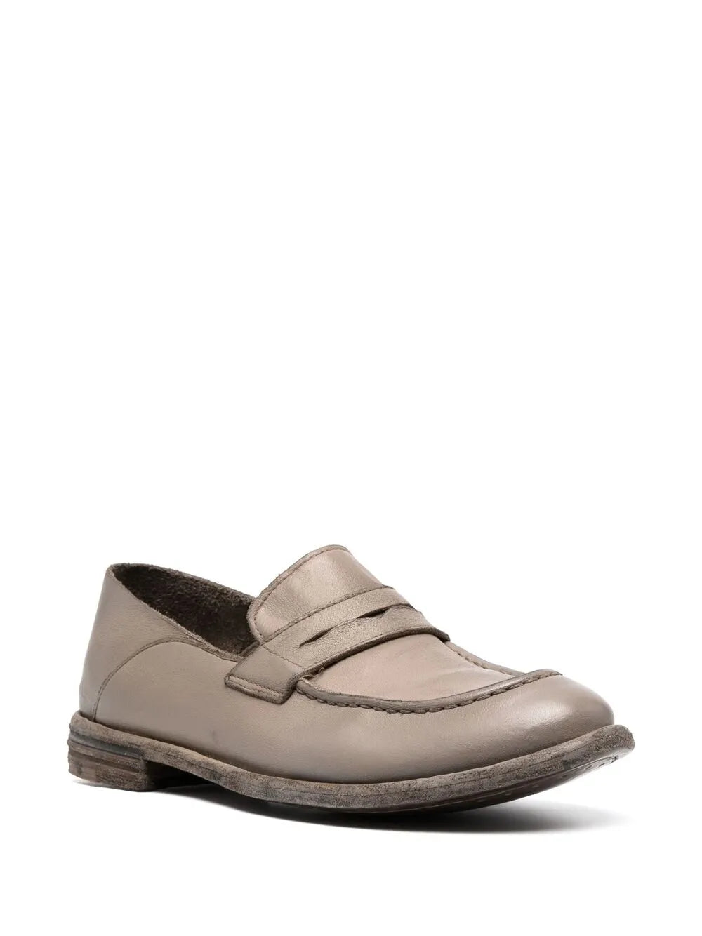 Officine Creative pebbled buffalo leather loafers