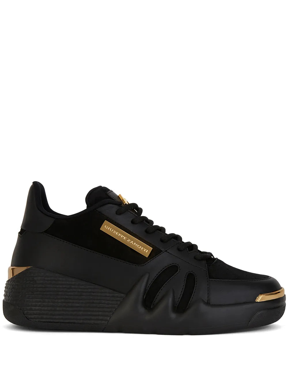 Giuseppe Zanotti tonal panelled perforated sneakers