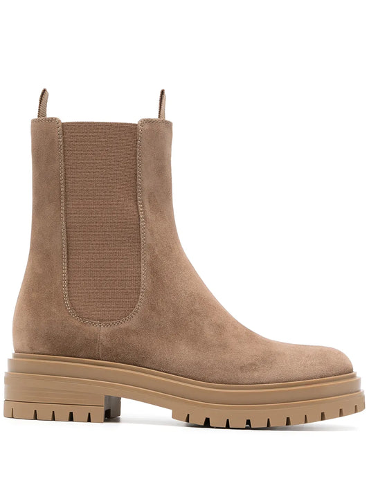 Gianvito Rossi Chester suede chelsea boots