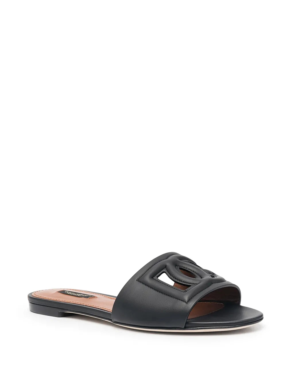 Dolce & Gabbana DG Millennials leather slides