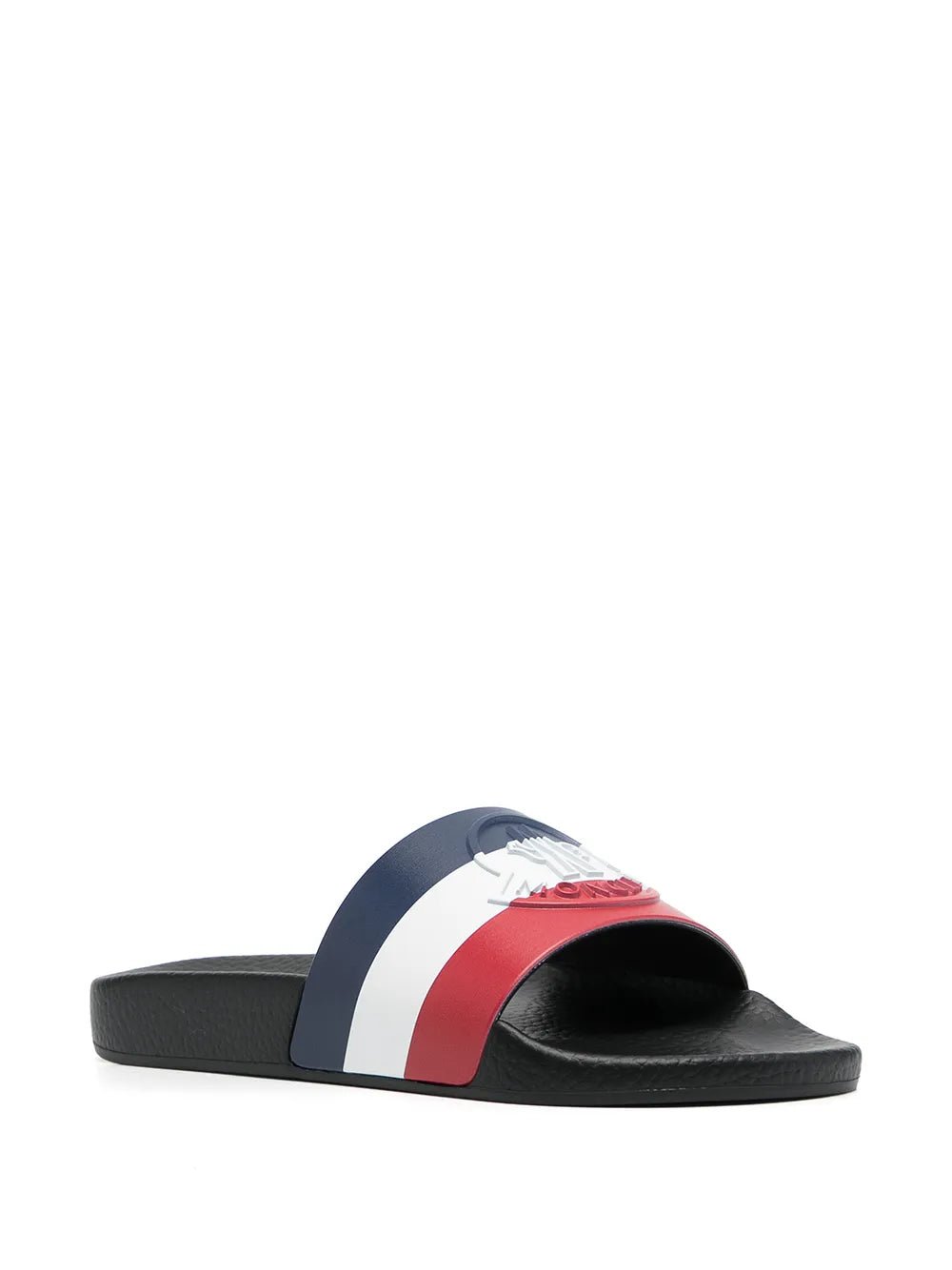 Moncler Basile tricolour slides