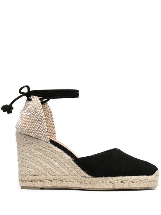 Castañer 95mm Carina suede espadrilles