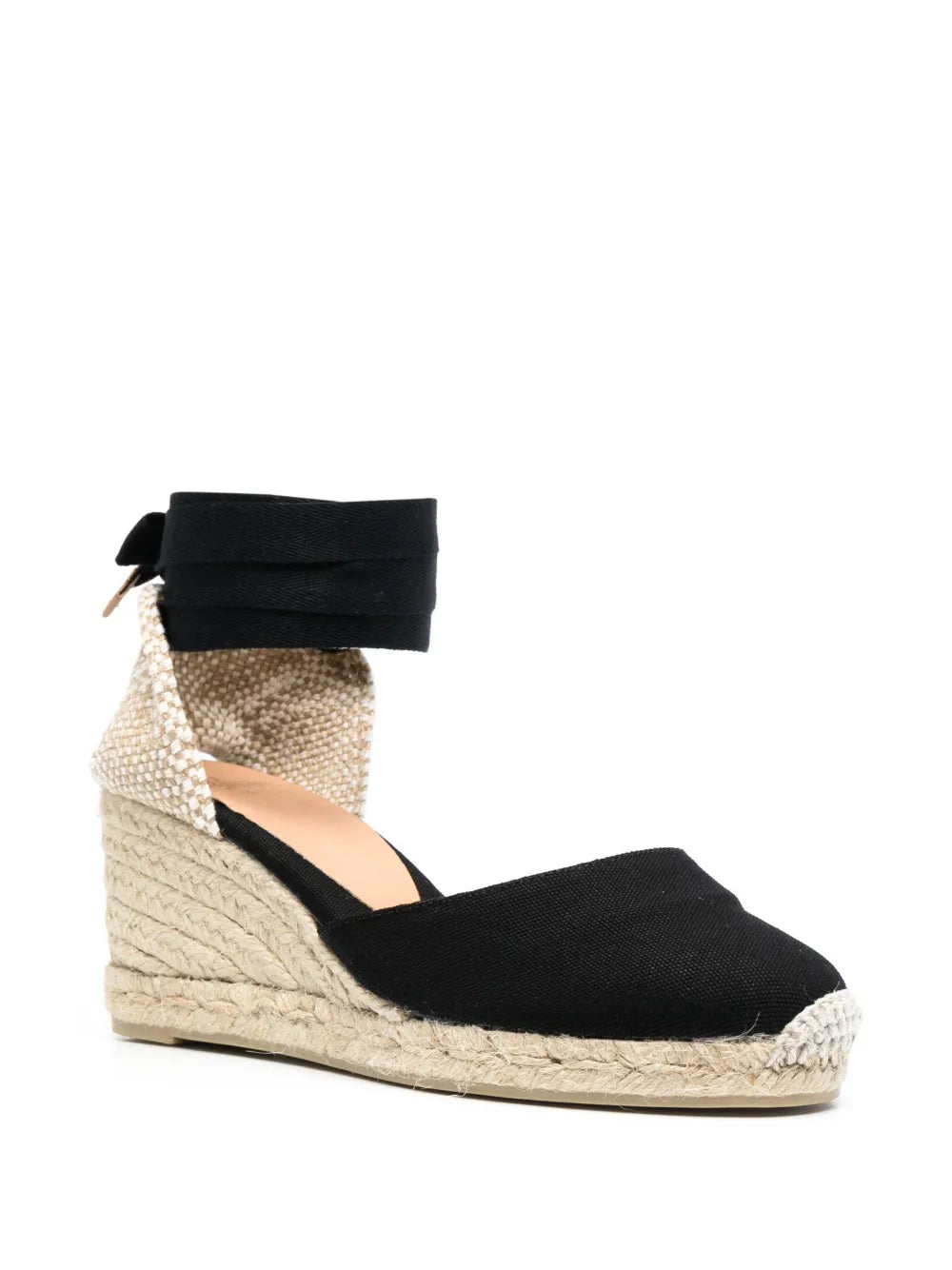 Castañer Carina lace-up wedge espadrilles