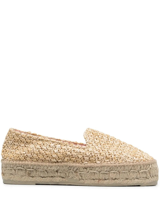 Manebi woven raffia espadrilles