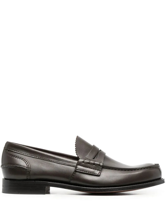 Church's polished-finish round-toe loafers