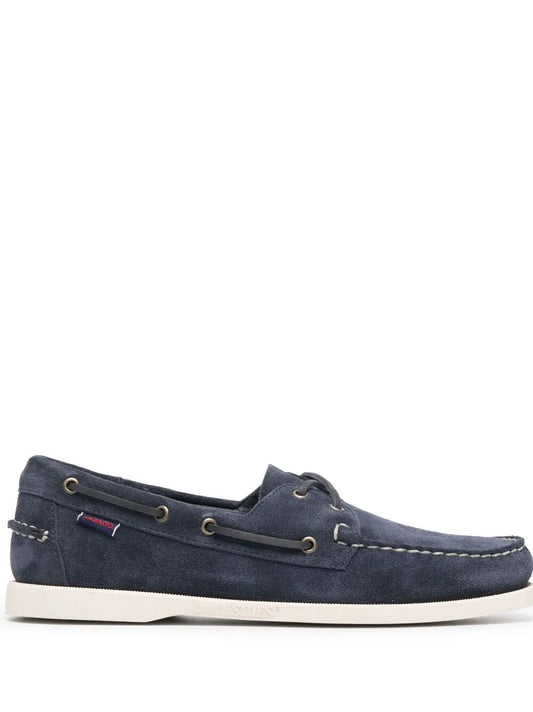 Sebago lace-up detail boat shoes