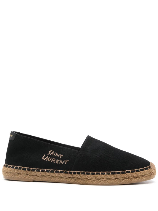 Saint Laurent logo-embroidered espadrilles