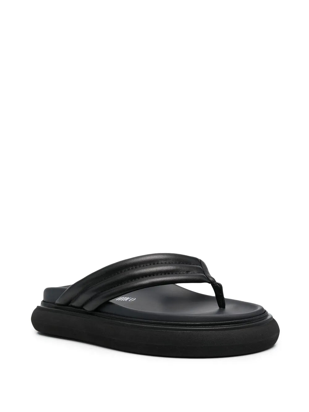 The Attico chunky-sole leather flip flops 
