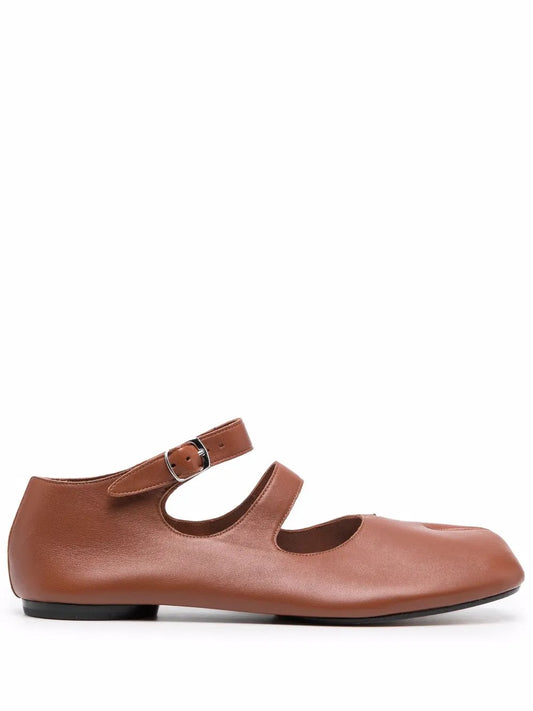 Maison Margiela Tabi leather ballerina shoes