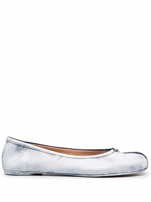 Maison Margiela Tabi leather ballerina shoes