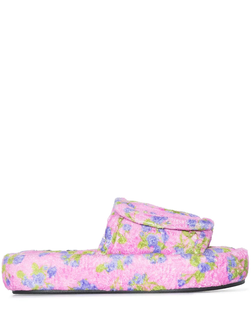 Natasha Zinko floral-embroidered slides