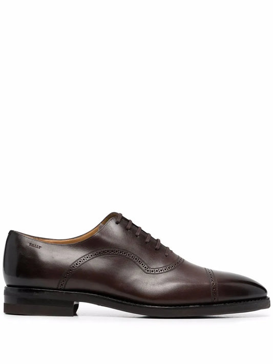 Bally Scotch lace-up leather Oxford shoes 