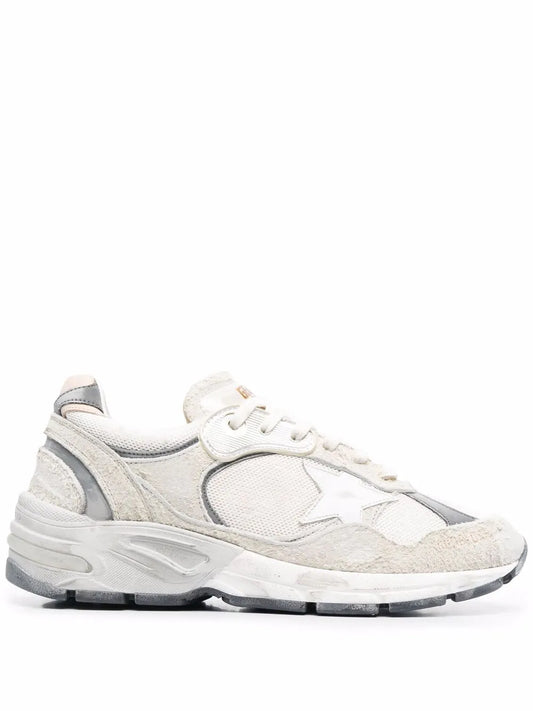 Golden Goose panelled leather sneakers