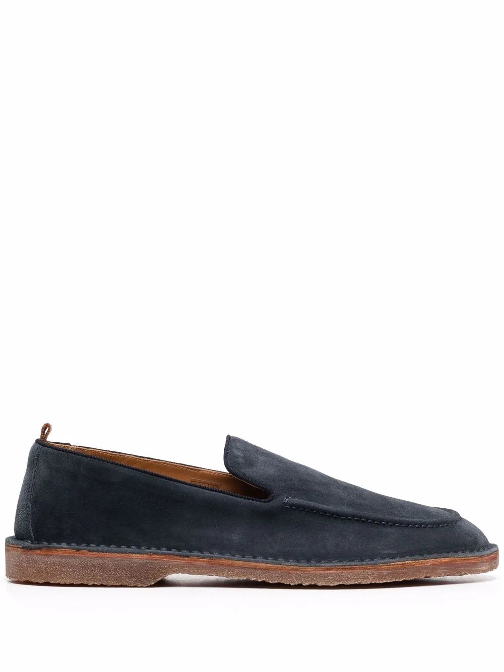 Buttero round-toe suede loafers