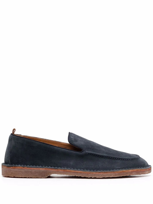 Buttero round-toe suede loafers