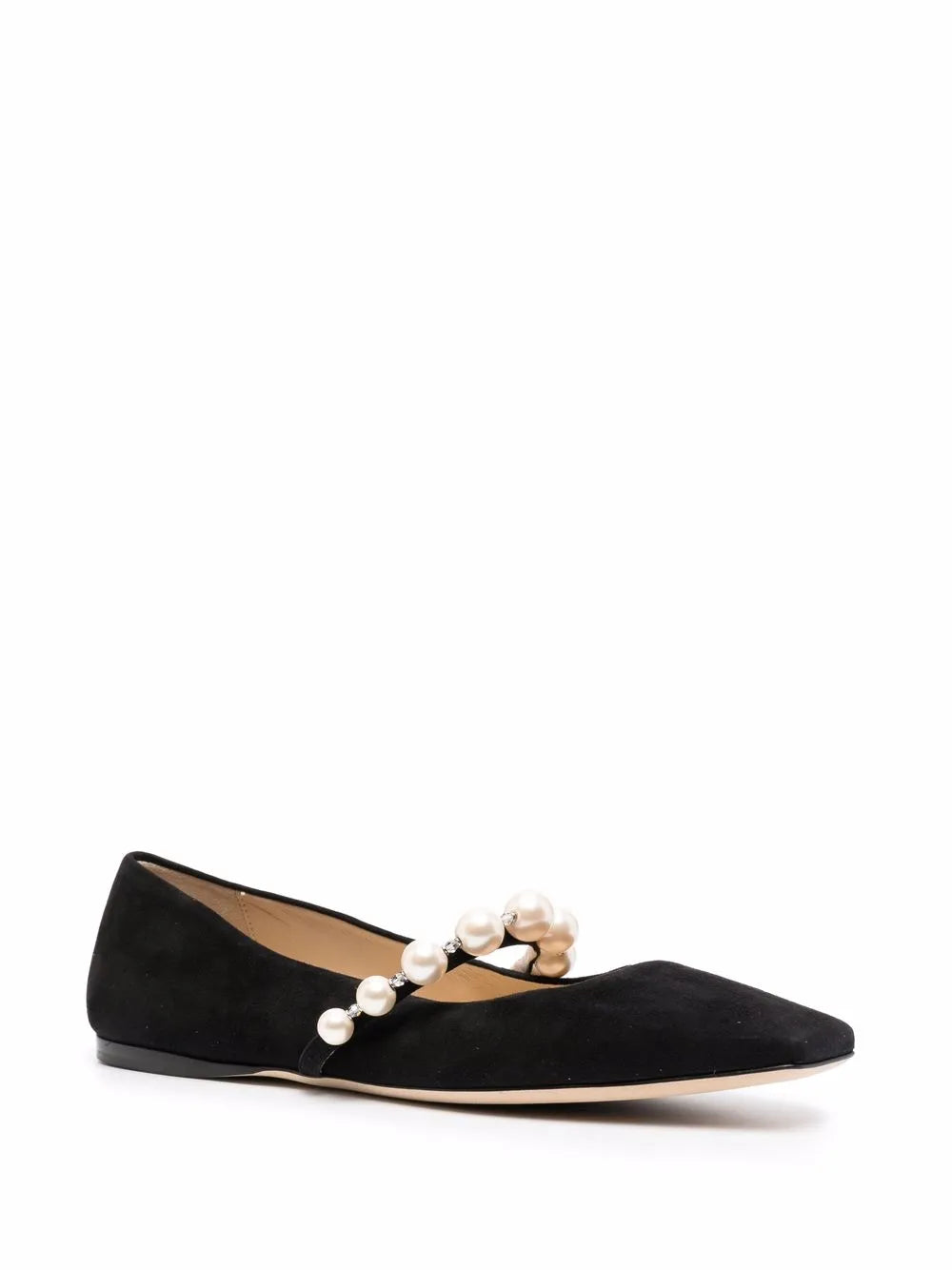 Jimmy Choo Ade square-toe ballerina shoes