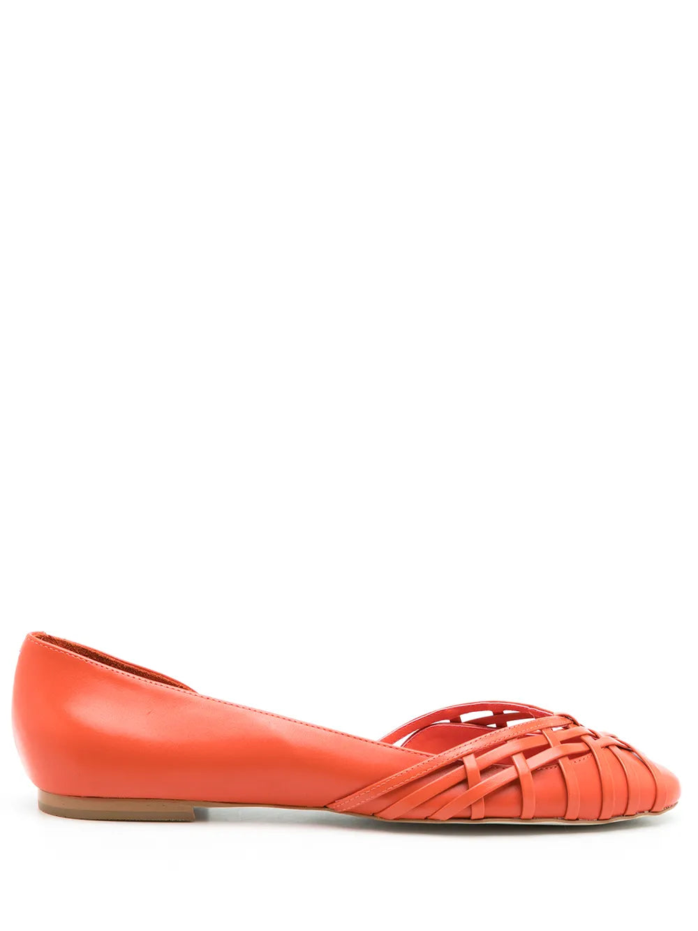 Sarah Chofakian Victoria leather ballerina shoes