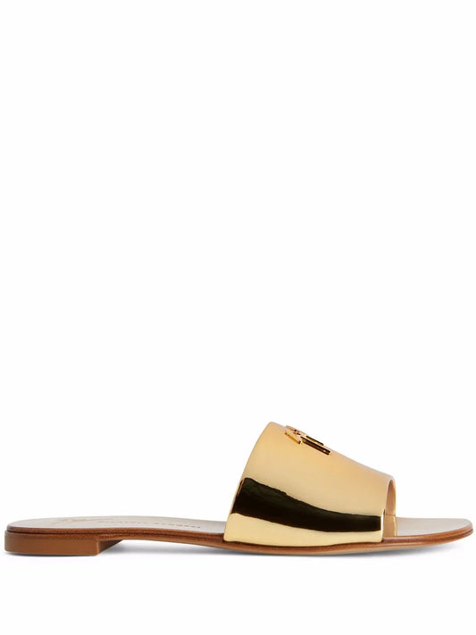 Giuseppe Zanotti Shirley metallic slides