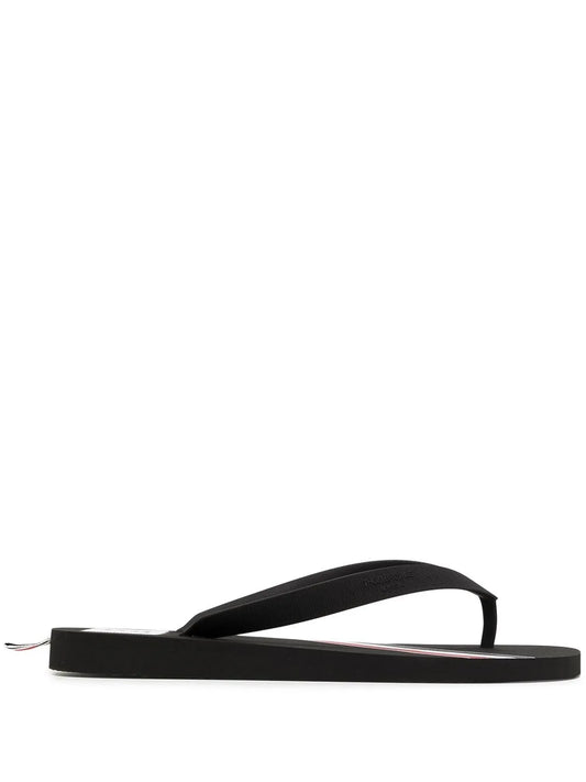 Thom Browne RWB-stripe flip flops