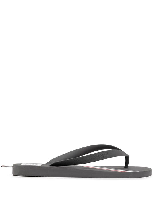 Thom Browne RWB-stripe flip flops