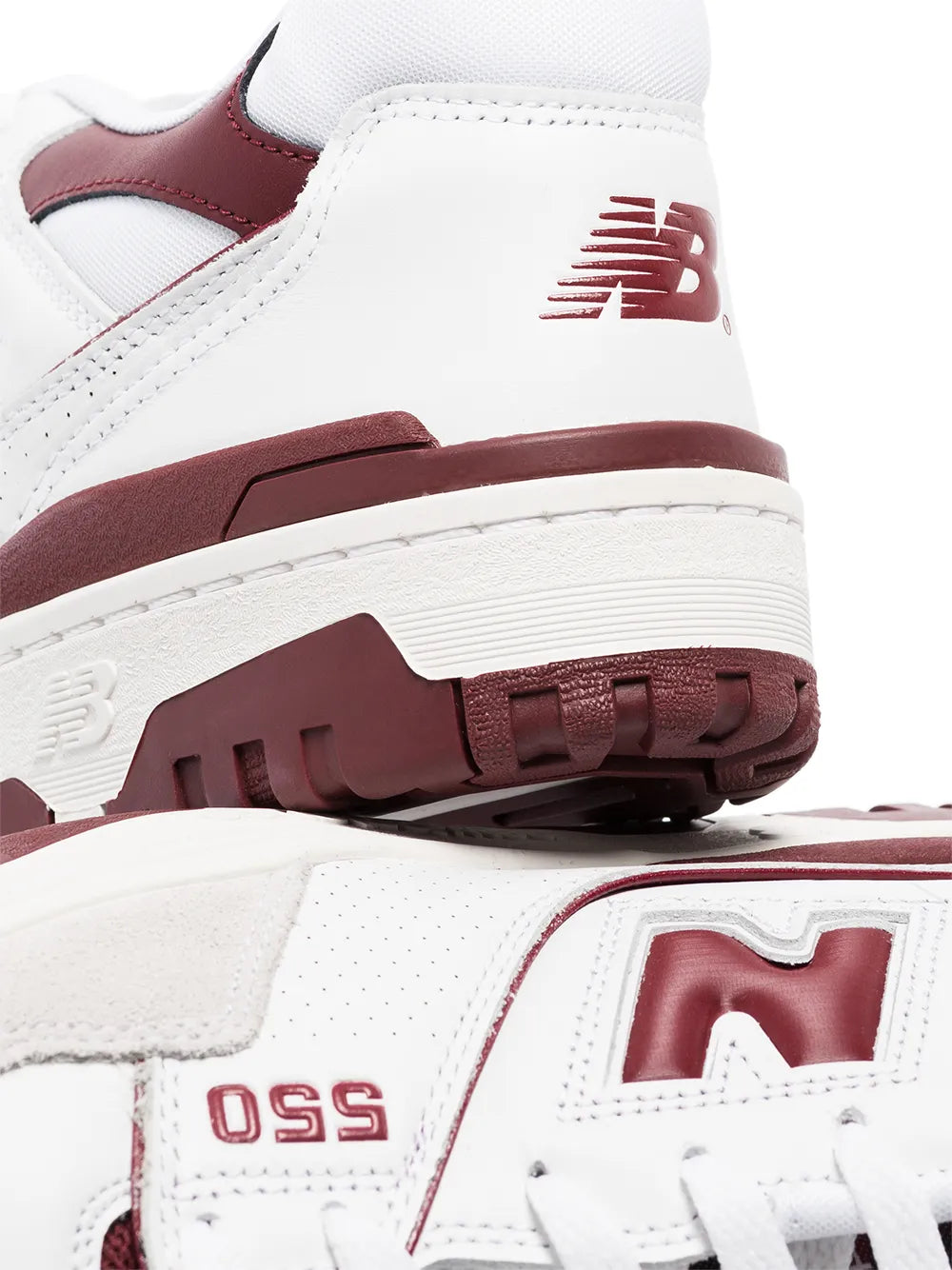 New Balance 550 "Burgundy" low-top sneakers