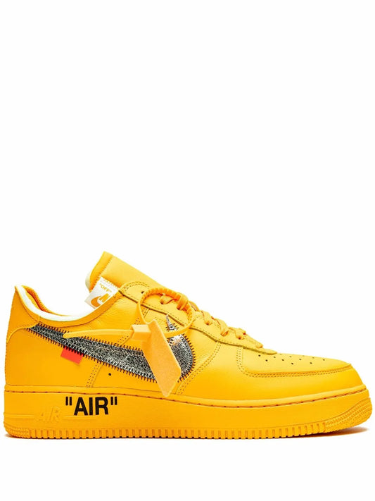 Nike X Off-White Air Force 1 Low "University Gold" sneakers