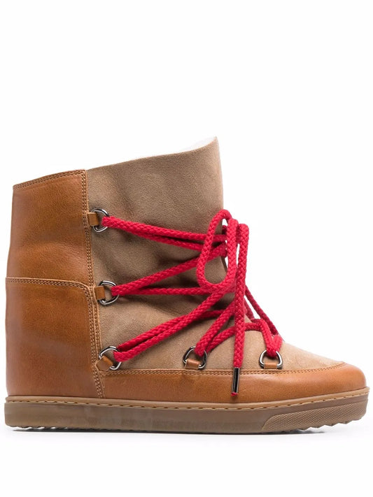 ISABEL MARANT Nowles lace-up ankle boots