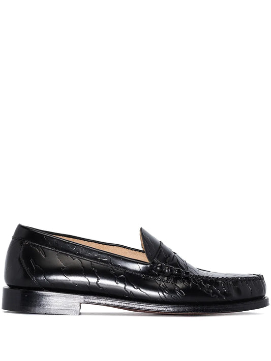 G.H. Bass & Co. x Maharishi Weejun Larson embossed loafers