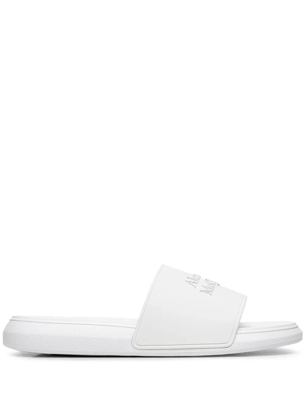 Alexander McQueen logo-embellished flat slides