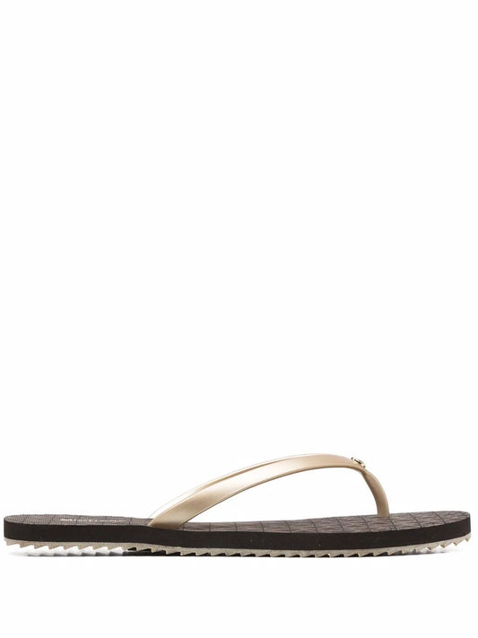 Michael Michael Kors monogram-print flip flops