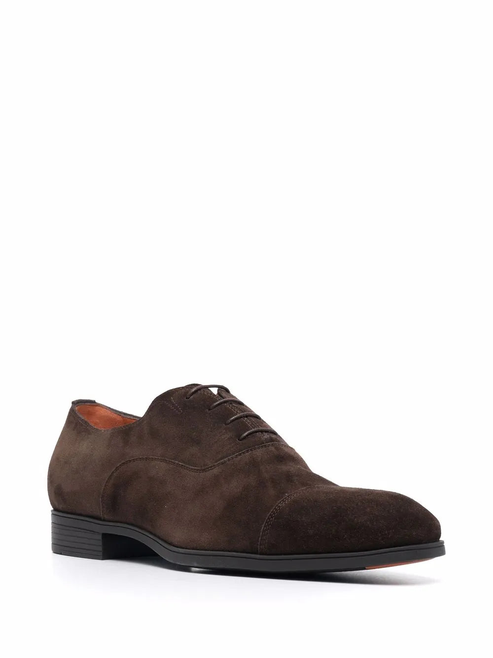 Santoni suede Oxford shoes
