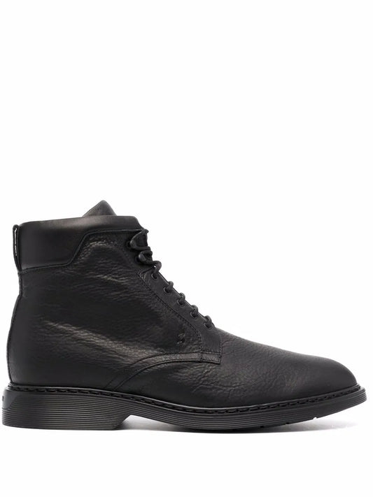 Hogan lace-up leather boots 