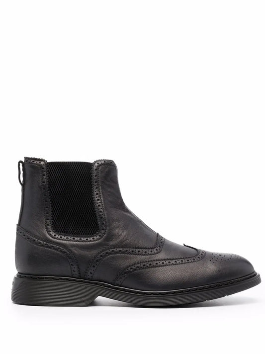 Hogan leather Chelsea boots 