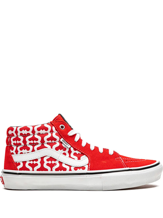 Vans x Supreme Skate Grosso Mid "Monogram S - Red" sneakers