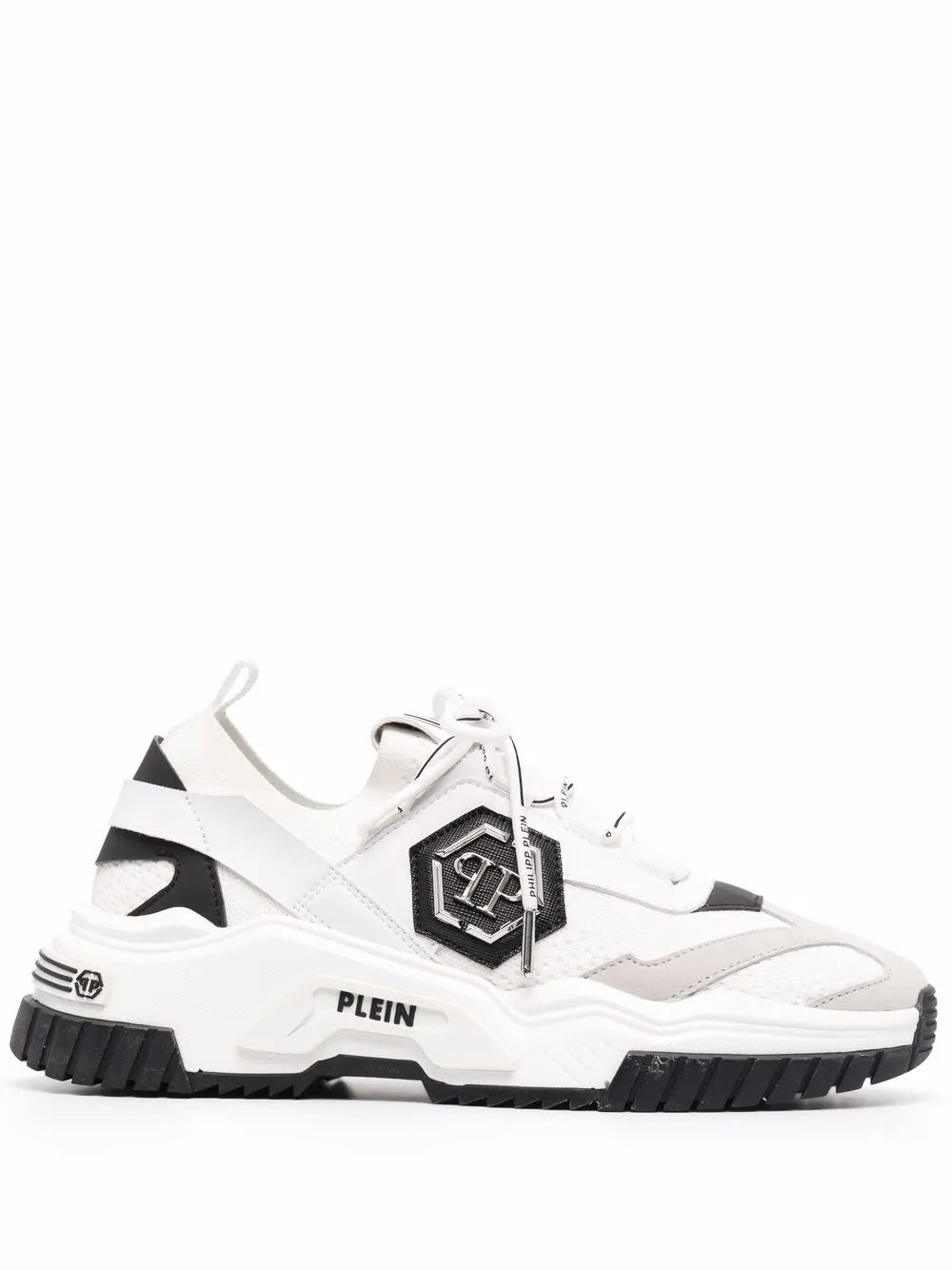 Philipp Plein Predator panelled low-top sneakers