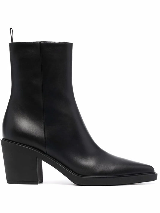 Gianvito Rossi Dylan leather ankle boots