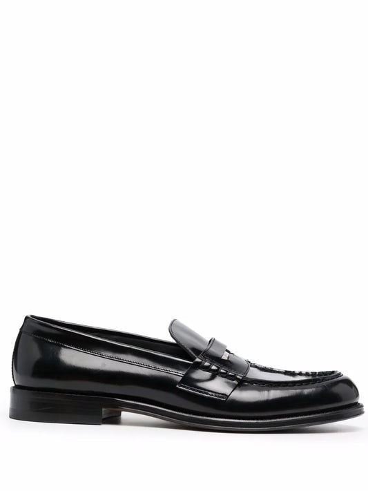 DSQUARED2 high-shine penny loafers