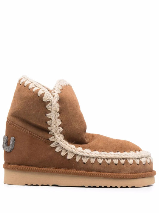 Mou whipstitch-detail boots