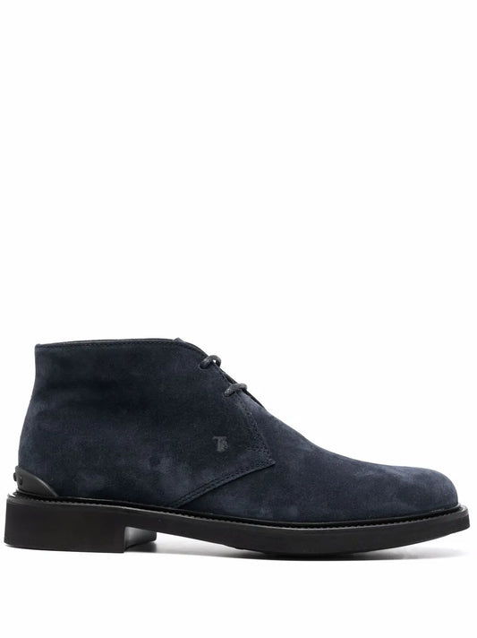 Tod's lace-up suede boots