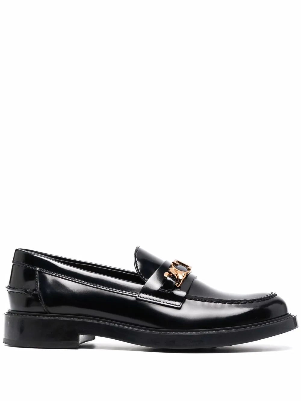 Tod's logo-plaque leather loafers