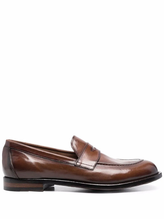 Officine Creative round-toe leather loafers