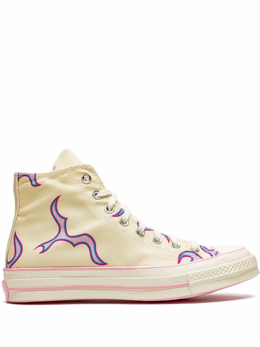 Converse x Golf Le Fleur Chuck 70 Hi "Pink Flames" sneakers