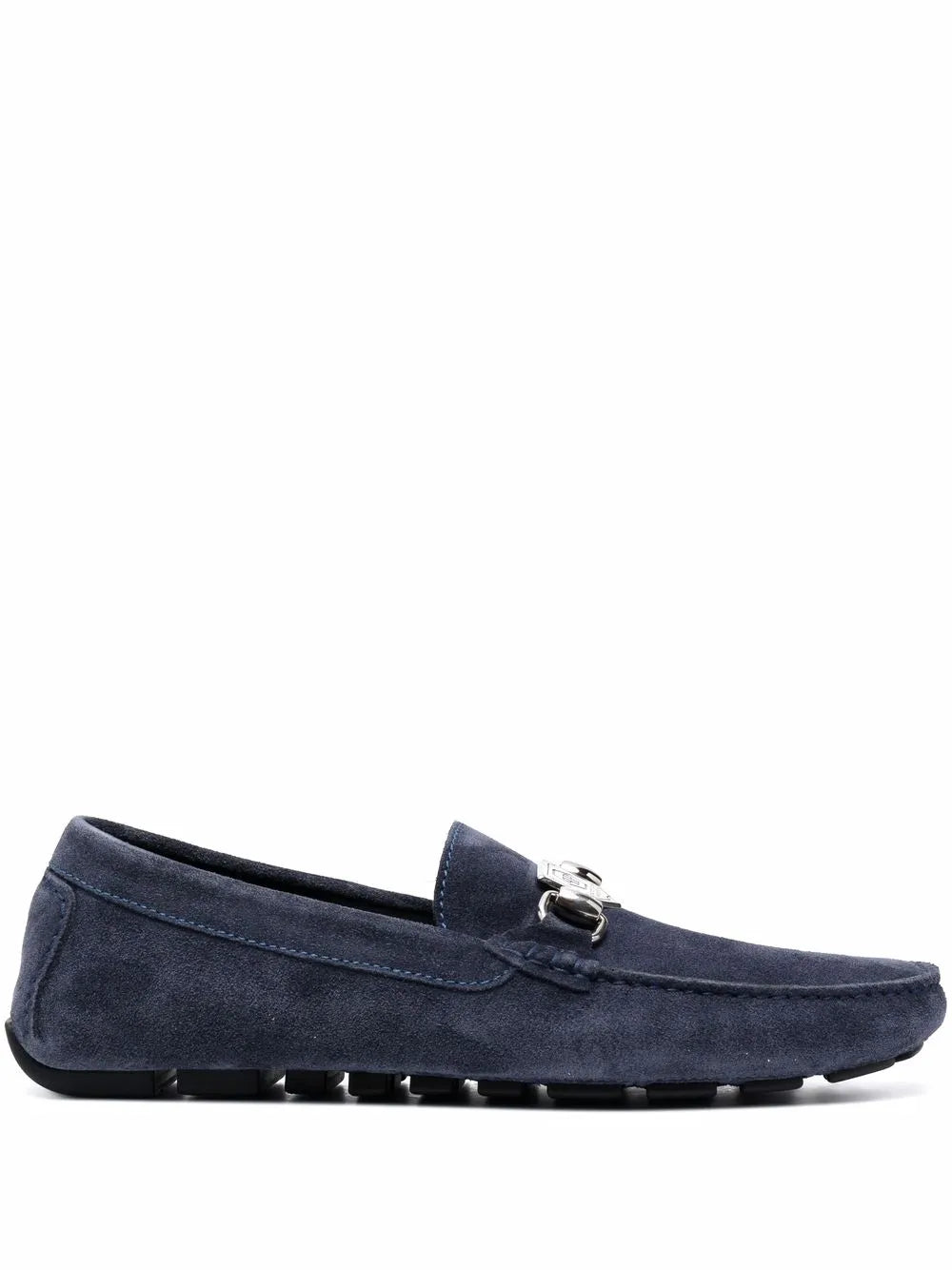 Philipp Plein suede logo plaque moccasins