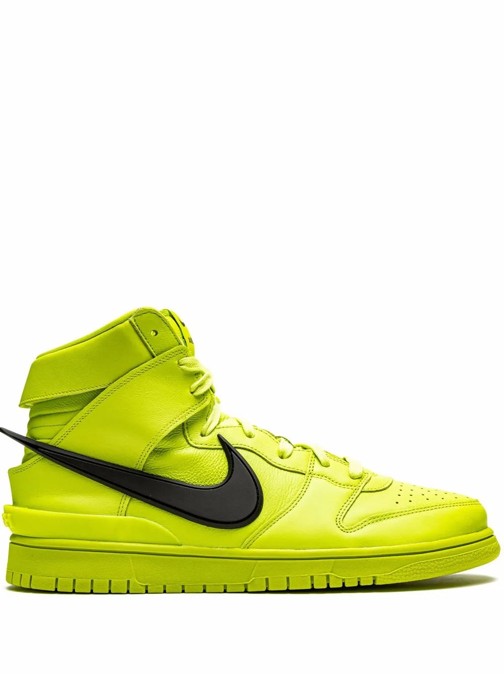 Nike x AMBUSH Dunk High "Flash Lime" sneakers
