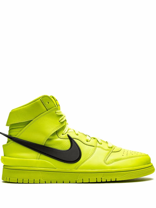 Nike x AMBUSH Dunk High "Flash Lime" sneakers