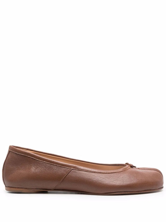 Maison Margiela Tabi leather ballerina shoes