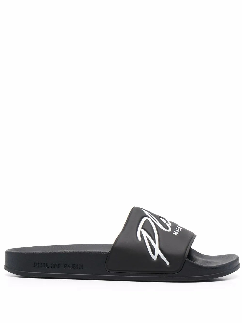 Philipp Plein embossed logo slides