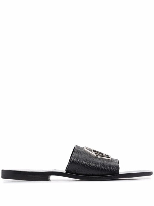 Philipp Plein logo plaque sandals