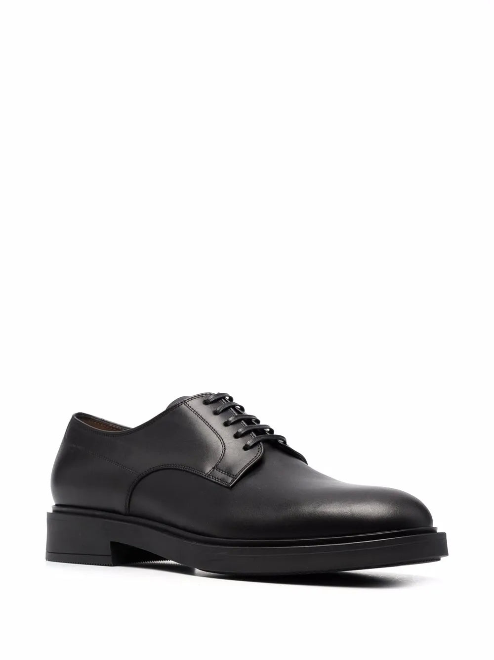 Gianvito Rossi round toe derby shoes 