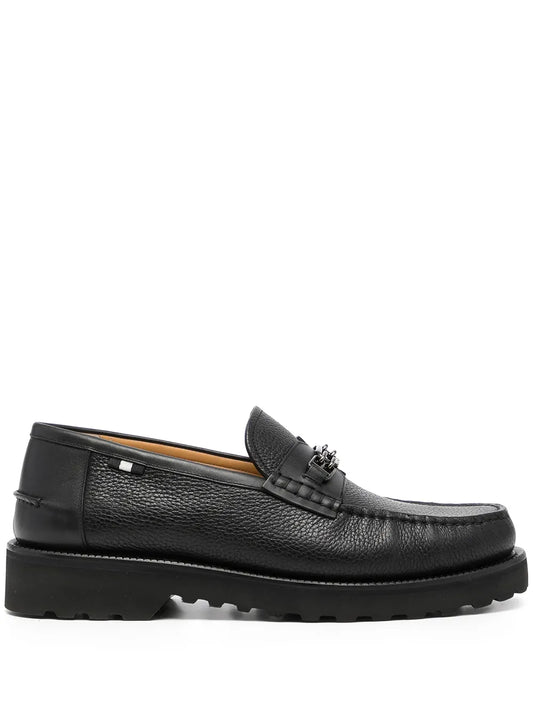 Bally chain-link detail loafers